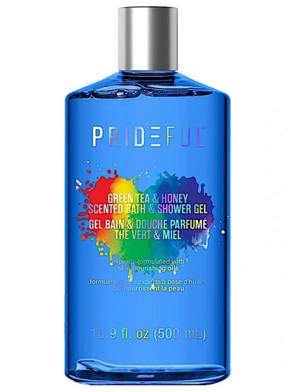 🌈 Prideful Green Tea & Honey Scented Bath & Shower Gel 16.9oz